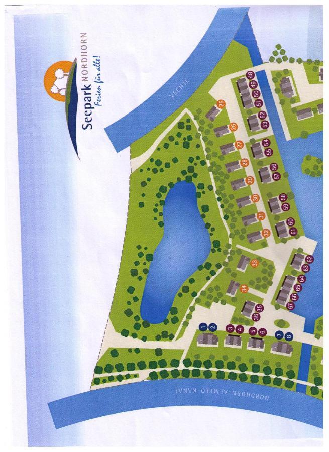 Ferienhaus Nordhorn - Haus Am See Ngoại thất bức ảnh